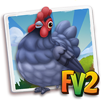 Chicken Adult Orpingtonblue, , Bert just raised a Prized Blue Orpington Chicken!, Bert has finished training his Prized Blue Orpington Chicken in FarmVille 2! Grab an extra milk to feed new baby animals!