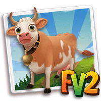 Cow Adult Simmental, , Jan har lige opdrættet Simmentalko!, Jan har fodret Simmentalko i FarmVille 2! Snup en ekstra sutteflaske, så du kan fodre dine egne dyreunger!
